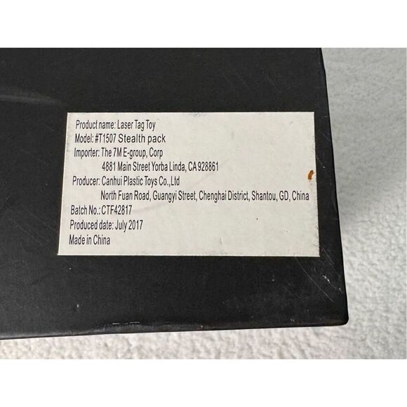 Dynasty Toys CAPTURE THE FLAG Laser Tag 2 Player Set Stealth Pack - Picture 5 of 13